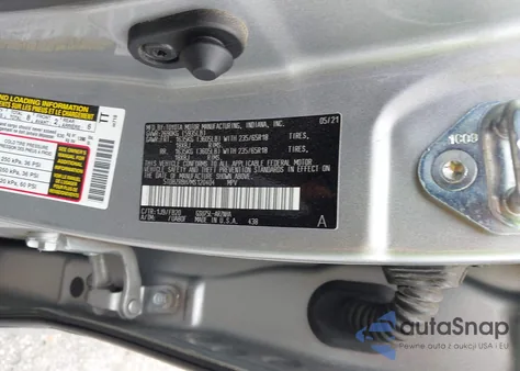 2021 Toyota Highlander Le from USA, damaged, VIN 5TDBZRBH7MS120404